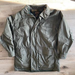 Eddie Bauer Flannel Lined Coat Jacket